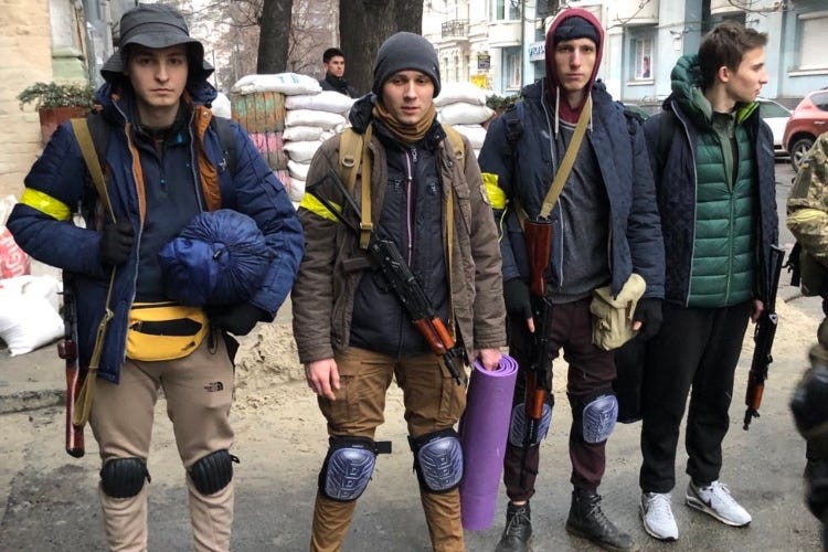 Ucrania cogió su fusil