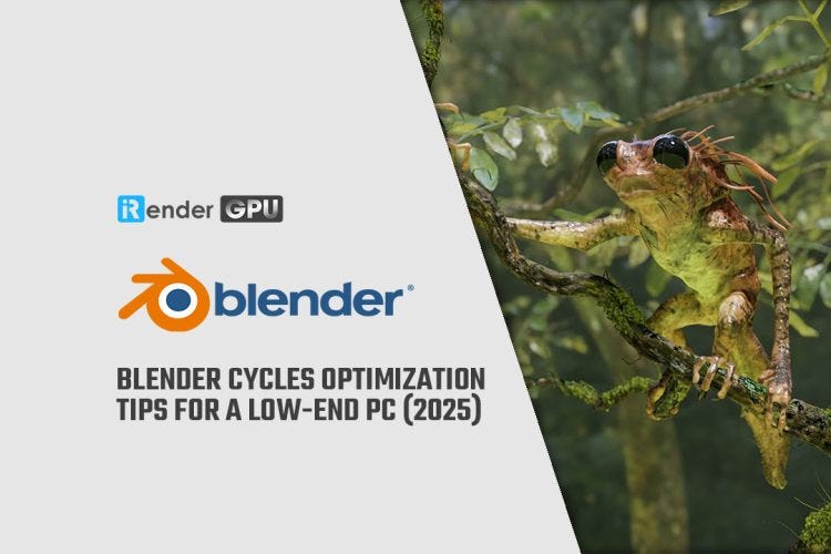 Blender Cycles Optimization Tips for Low-end PC (2025)