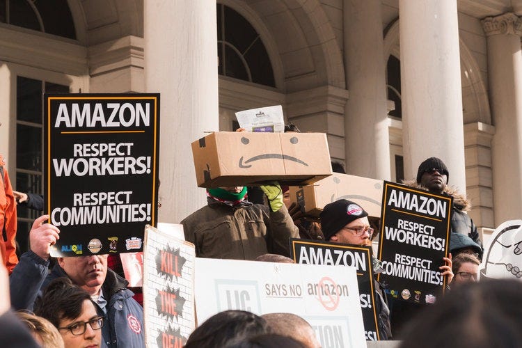 A History of Abuse at Amazon Employees Forced to Work Under the Worst