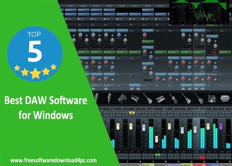 Top 5 Free and Best DAW Softwares for Windows 2020 by Suninaagarwal