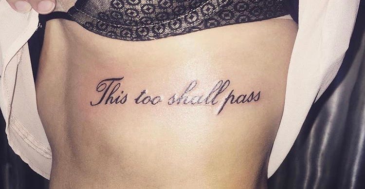 20 This Too Shall Pass Tattoo Ideas 2023