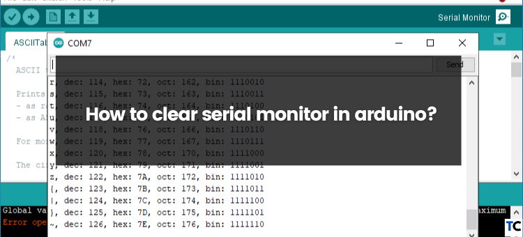 How To Clear Serial Monitor In Arduino? | by Guides Arena | Medium