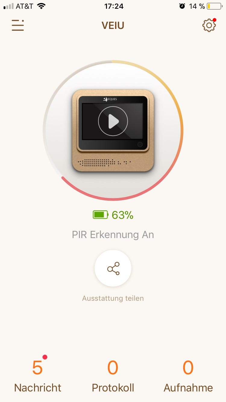 Die VEIU App gibt es jetzt auch auf Deutsch