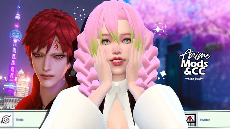 u^  Sims 4 anime, Sims, Sims 4