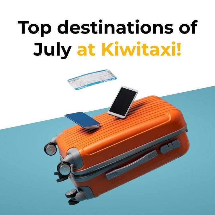 kiwitaxi We’ve made a list of the top destinations of July! There our