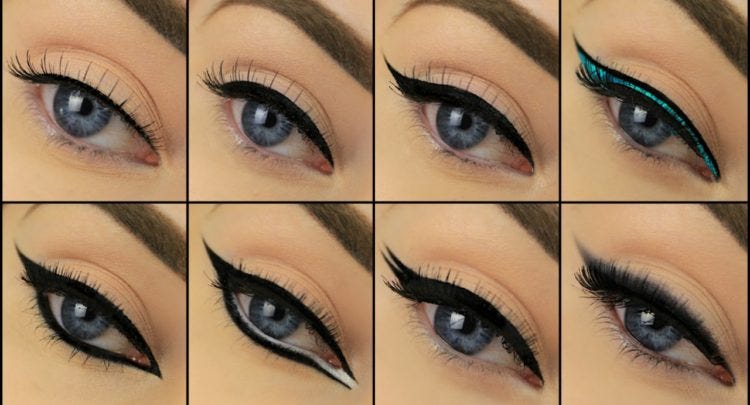 BLACK WINGS TO GIVE YOUR EYES NEW WINGS: EYELINER STYLE | by About Faces |  Medium