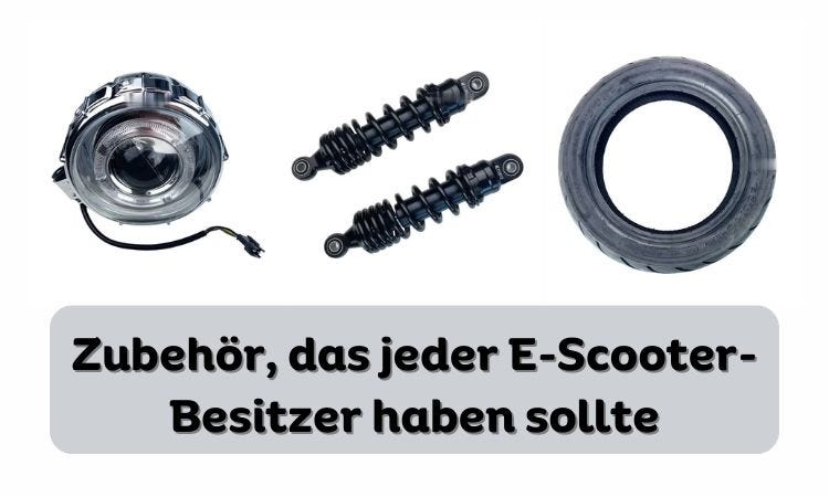 Top 5 Zubehör, das jeder E-Scooter-Besitzer haben sollte, by Elektro  Chopper