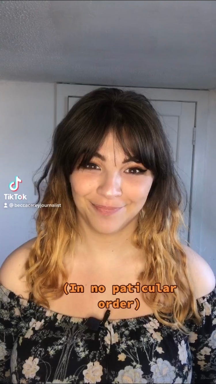 A TikTok Thread Journalism In 2021 Does Not Mean What By Becca Carey Becca Carey 