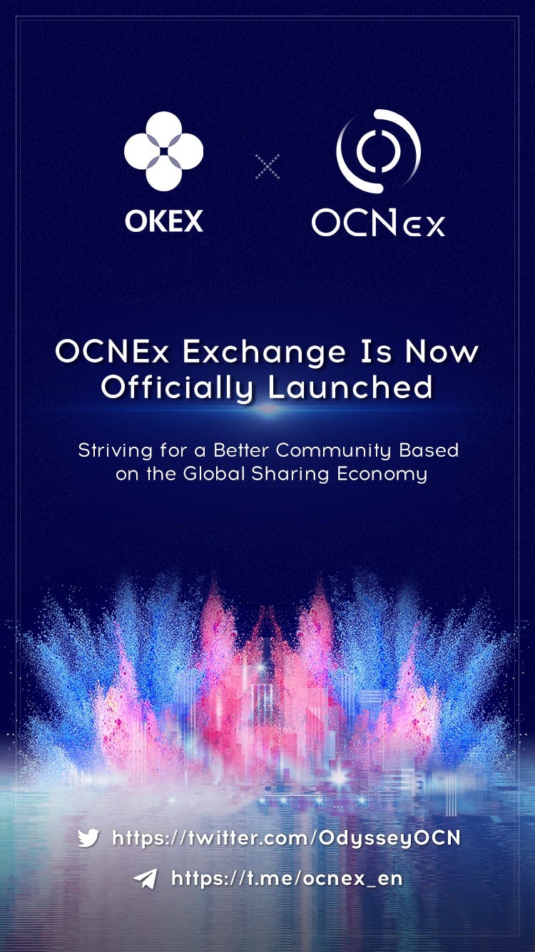 OCNEx Exchange has officially launched today, opening with the OCN and OCP  airdrop promotion. | by Odyssey Protocol | Medium