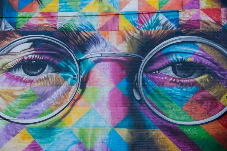 Peace Man Tribute To John Lennon By Michelle Marie Warner The Partnered Pen Medium