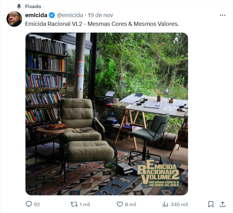 Vem aí disco novo do Emicida