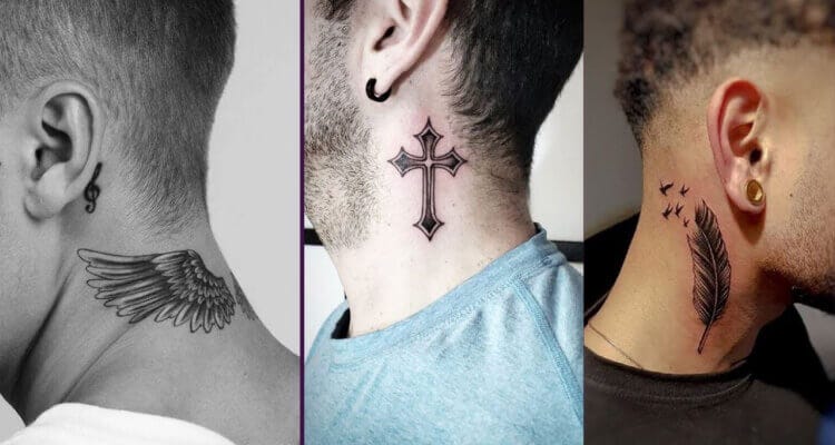 neck script tattoo inspiration