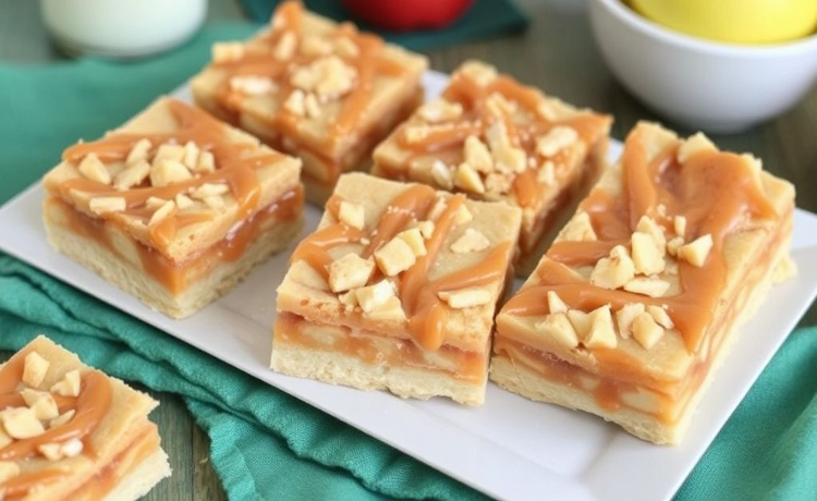 Salted Caramel Apple Pie Bars