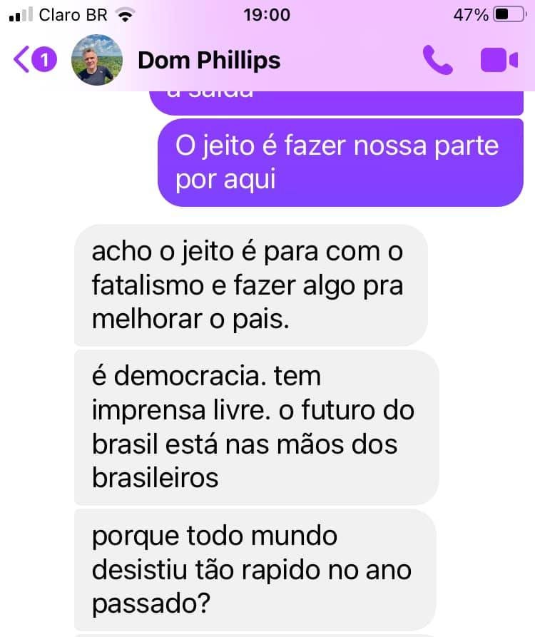 Há 13 anos conheci Dom Phillips. Hoje escrevo sobre o rescaldo das tragédias