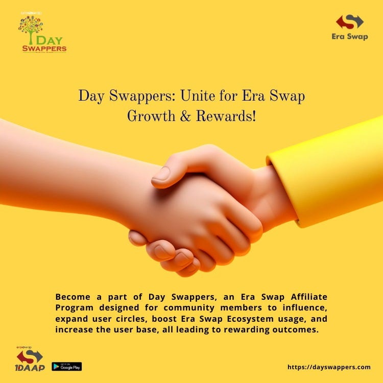 Day Swappers Unite for Era Swap Growth & Rewards! a part of Day