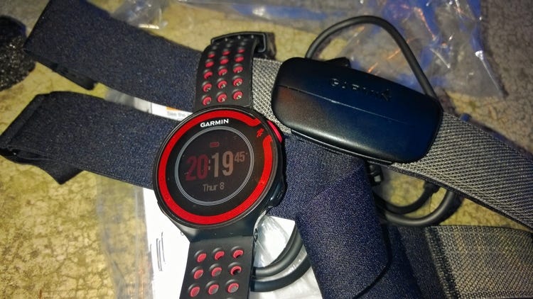 Foreman Mammoth Fru Garmin Forerunner 220 GPS watch review | by Matt Marenic | Medium