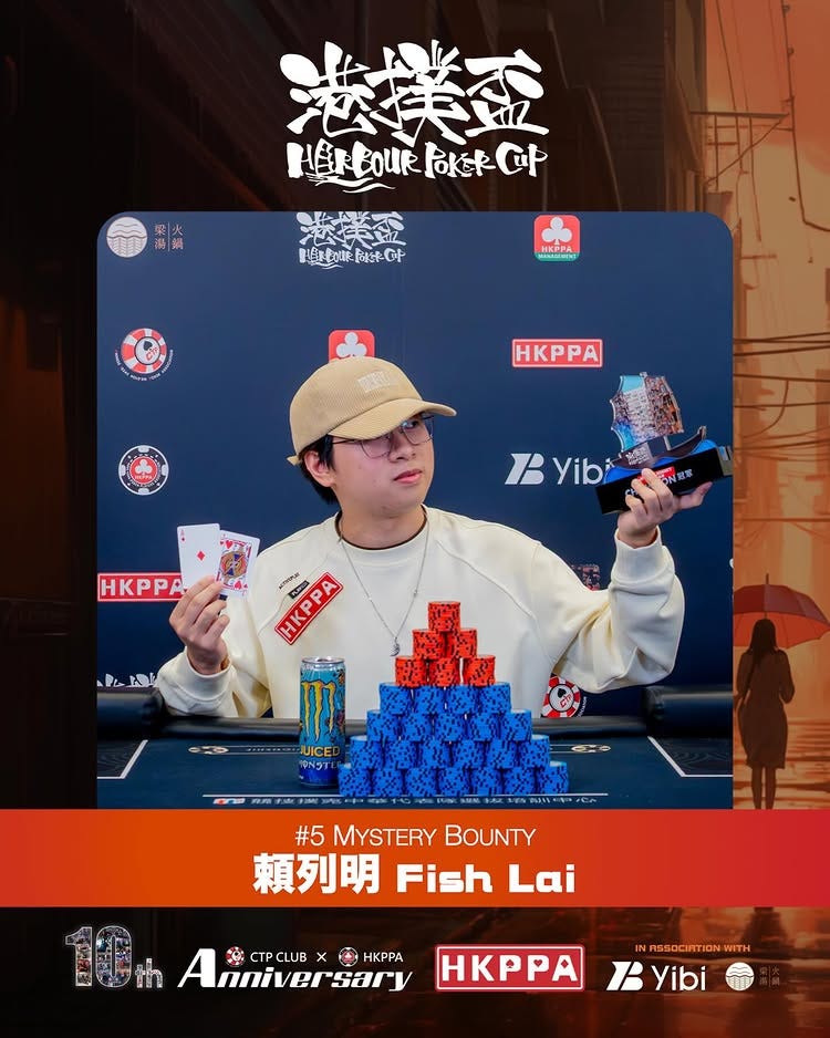 【港撲盃】Yibi 10月3日五位冠軍誕生！同賀 Yibi 七週年 🎉