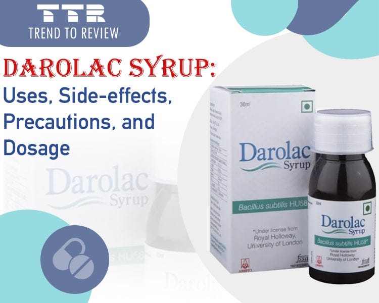 Mainly used to deal with Diarrhea, Darolac Syrup facilitates in