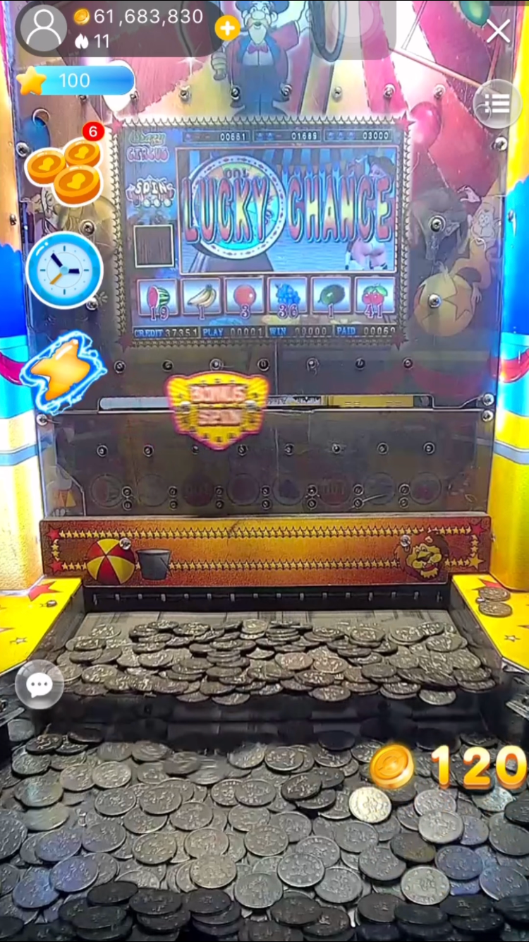 Play coin pusher games online and master the skills of coin pusher to