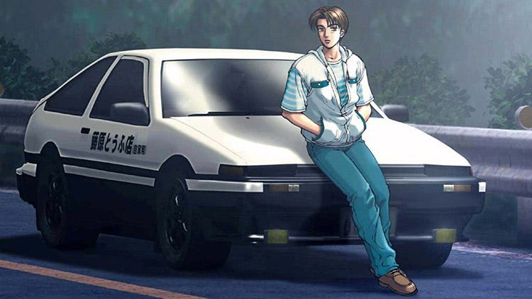 A sequel to Initial D is here, and I'm so hyped for it Anime name: MF, Anime