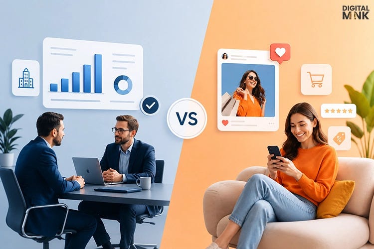 B2B vs B2C Digital Marketing in 2026: Why One Strategy Doesn’t Fit Every Business
