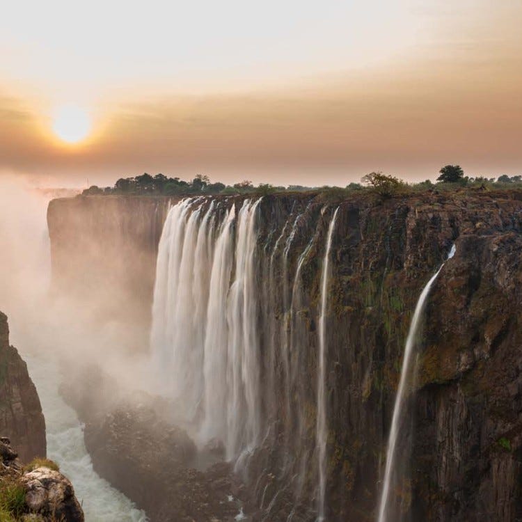 How much does it cost to get into Victoria Falls in Zimbabwe? by