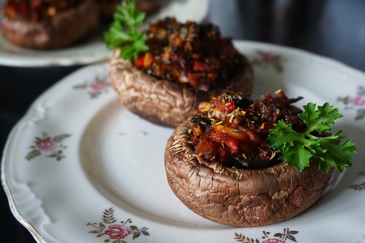 Vegan Stuffed Portobello Mushrooms Recipe