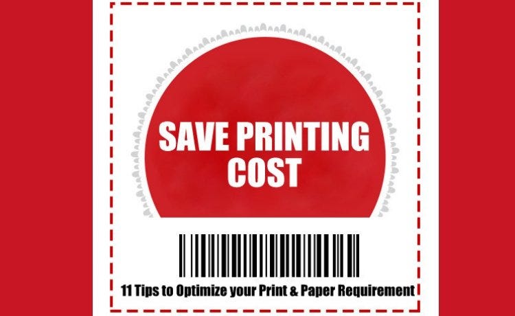 How to Reduce Printing Costs — 12 Free Tips from the Pros