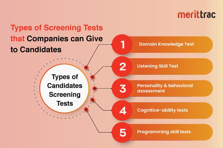 Types of Screening Tests that Companies can Give to Candidates