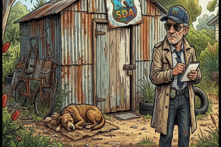 Cap’n Crunch & Mongrel impatiently waiting — Raine Lore