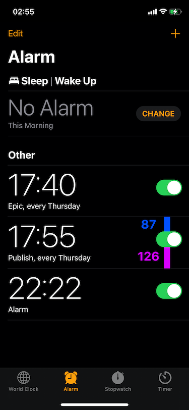 How to improve iOS Alarm. Problems of the main iOS app. | by Oleksandr  Bandyliuk | Bandyliuk | Design | Medium