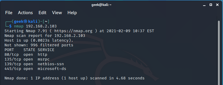 angst ekskrementer support NMAP commands for scanning remote hosts | by J Sai Samarth | System Weakness