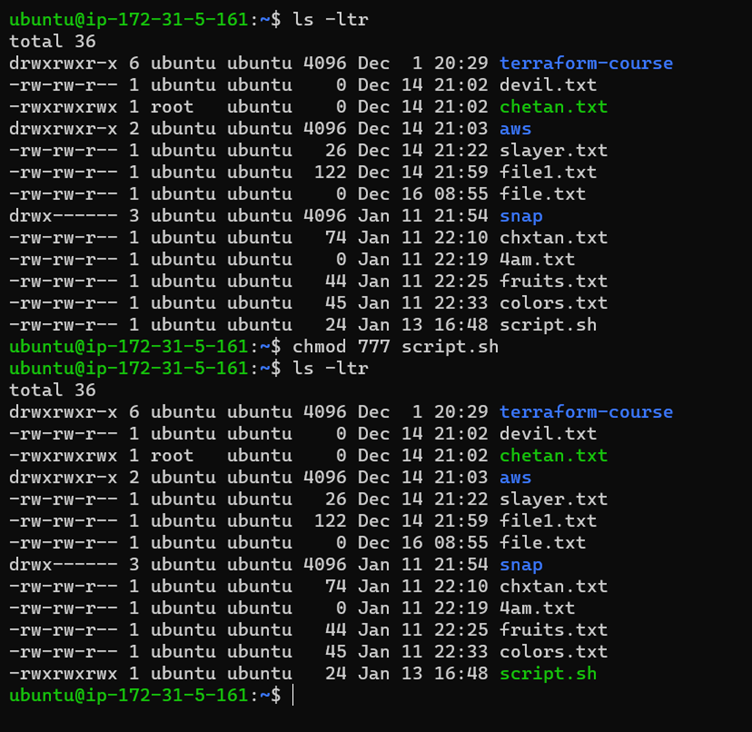 Day 6: Linux (File Permissions and Access Control Lists.) | by Chetan ...
