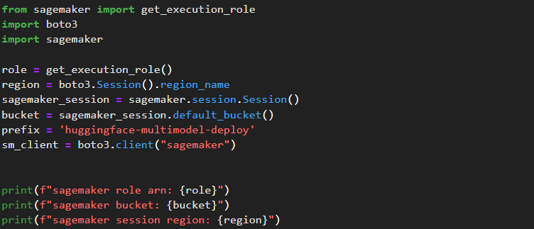 Deployed multiple Transformers models using Amazon SageMaker Multi ...