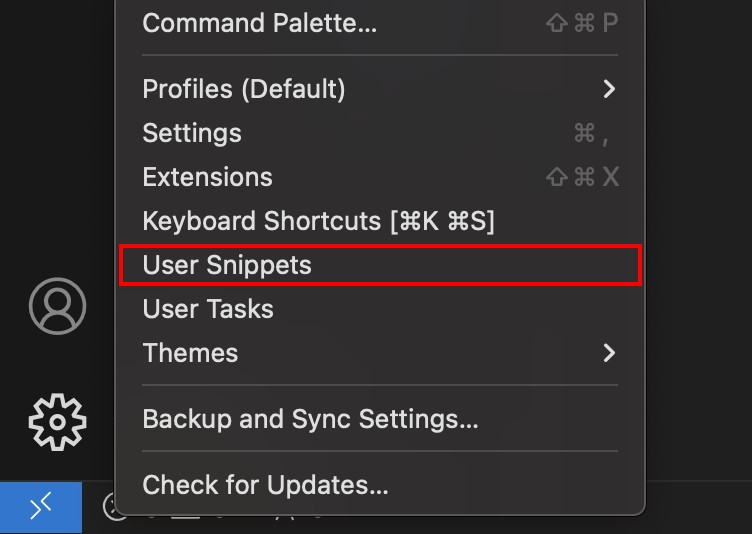 How to Create a personal Snippet and Rename or Delete it in VS code ...