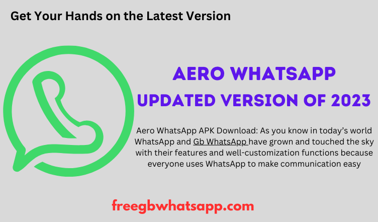 Aero WhatsApp APK Download Official Latest Updated Version 2023 Aero WhatsApp APK Download Official Latest Updated Version 2023