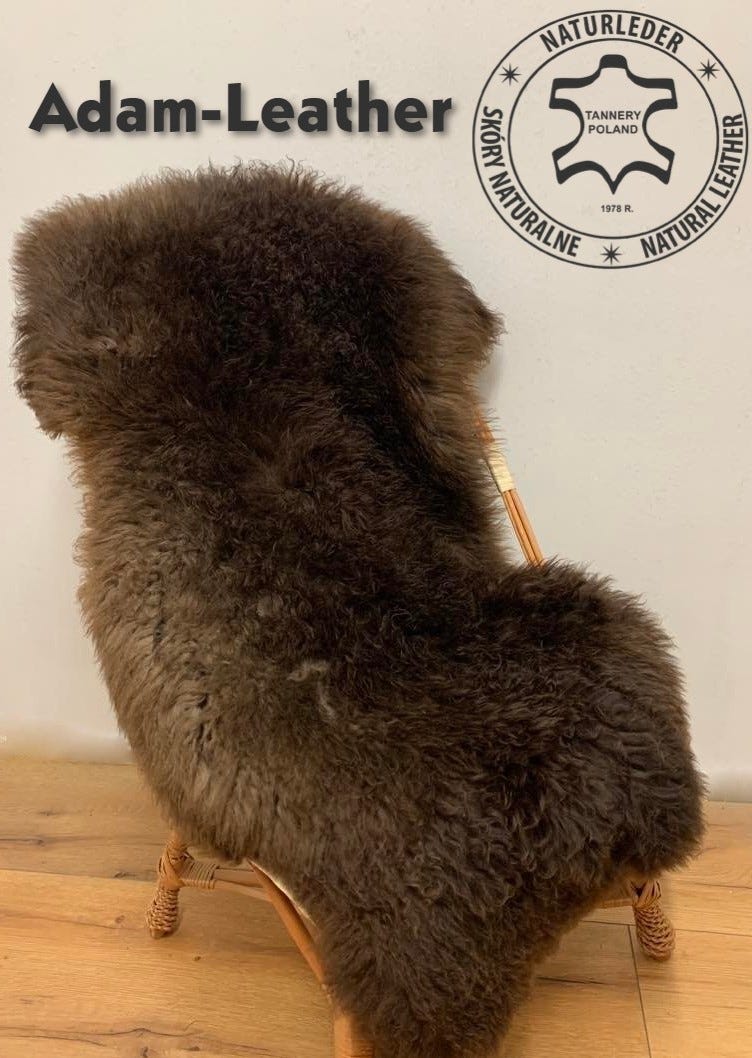 News! Our favorite color of natural and ecological sheepskin called