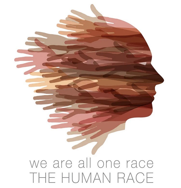 triple black human race