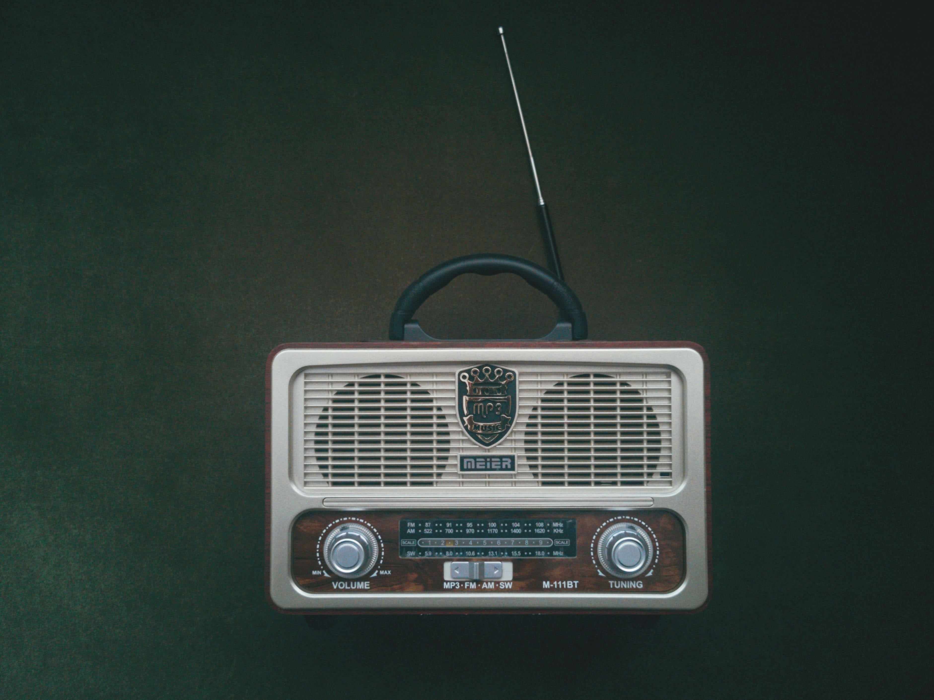 Just In Case AM/FM Radio レトロなラジオ 2個セット Just In Case AM/FM Radio レトロなラジオ 2個セット