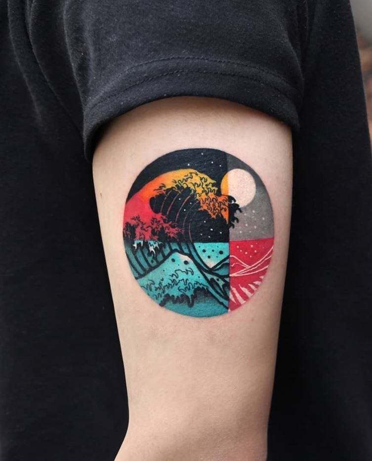 Colorful Tattoos. While there are many tattoo designs to… | by ...