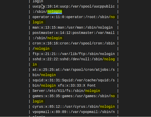nologin