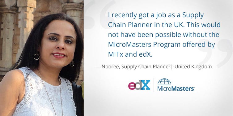 Meet Nooree: Opening Doors to a Global Career in Supply Chain Management |  by edX Team | Medium