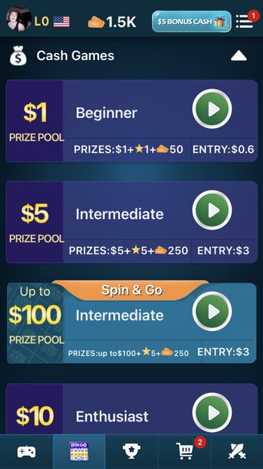 Pocket7Games, Simple Games to Win Real Money