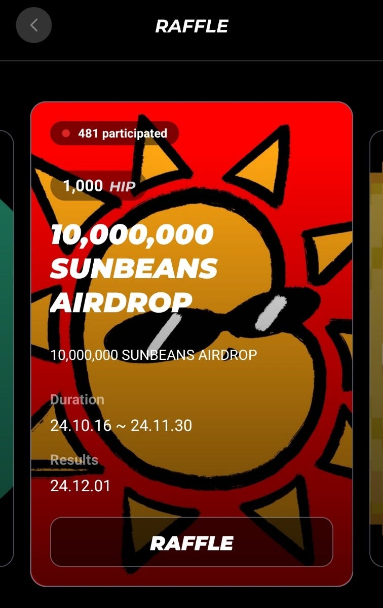 📣November’s #HIPPOP APP RAFFLES EVENTS worth around 1,000USDT will soon end.