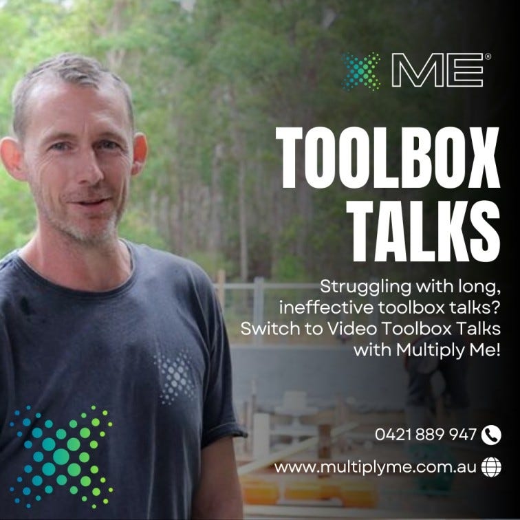 Workplace Safety Compliance Toolbox Talks: Modern Employee Training with Multiply Me