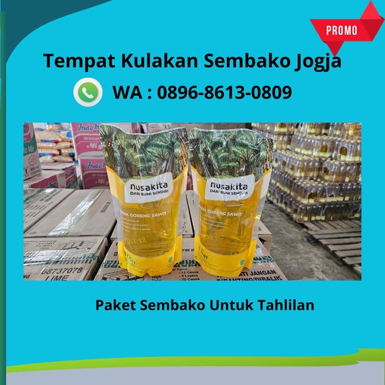 PALING LARIS, WA : 0896–8613–0809, Jual Paket Bingkisan Sembako Tahlilan Di Jogja