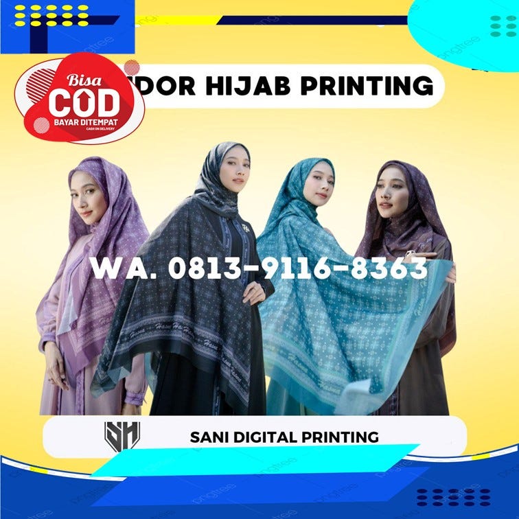 BERGARANSI WA. 0822–5771–6941, VENDOR jilbab motif arabic Tarakan