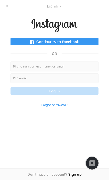 Facebook Single Sign-on App - Monaca Docs