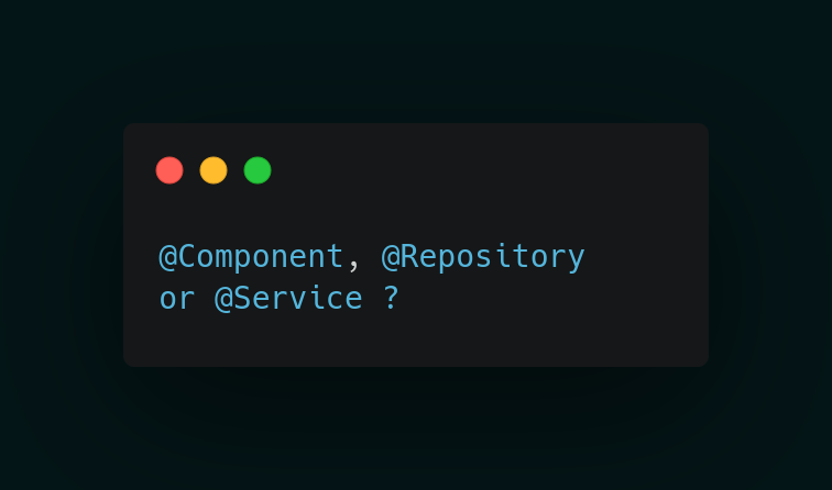Stereotype Annotations: @Component, @Service @Repository | by Daniel ...