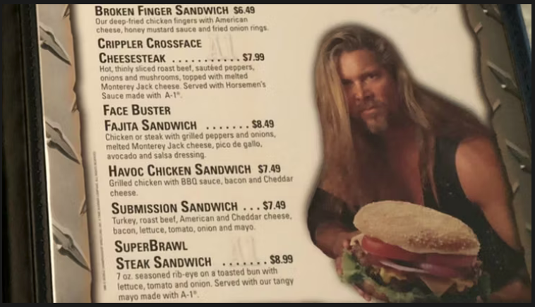 The Face Buster Fajita better be spicy as all hell.